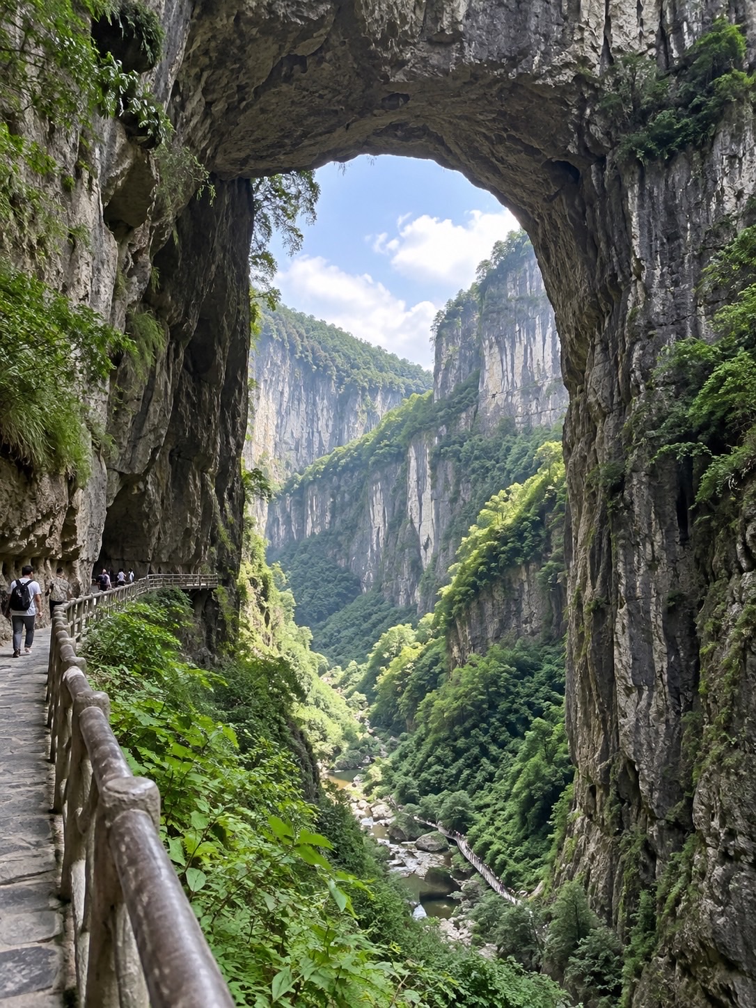 Wulong Karst Park, Chongqing, China.