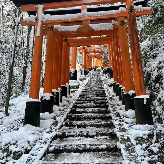 Snowy Kyoto