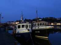 Whitby by Night:Maritime Symphony under Moon 