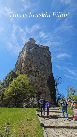 Katskhi Pillar – Georgia’s Mysterious Monastery in the Sky ⛪🪨