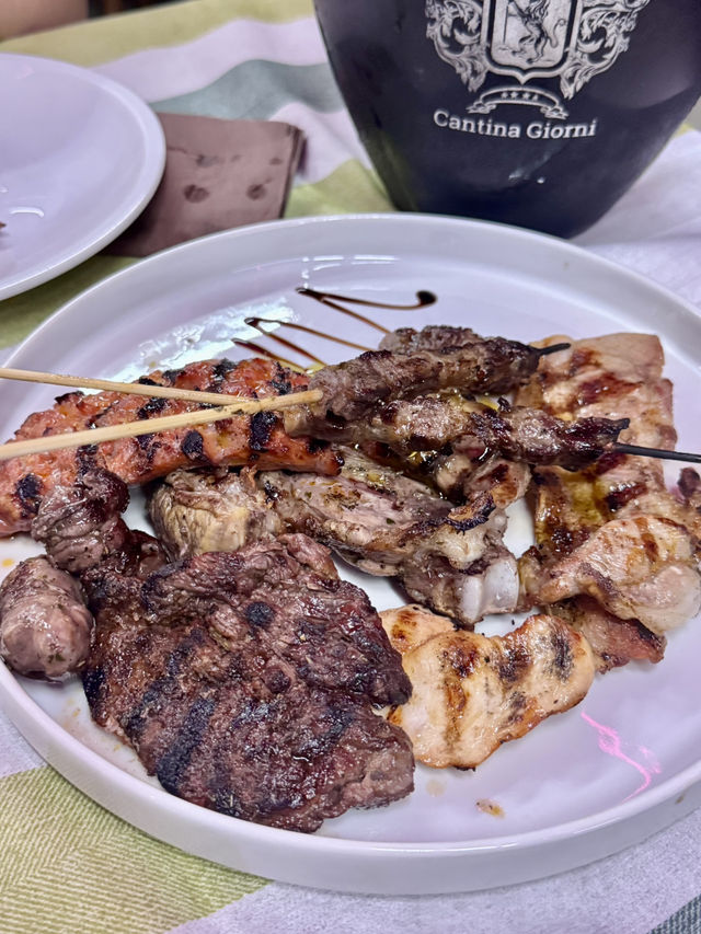 Nice dinner at Le Fiamme, Pingola