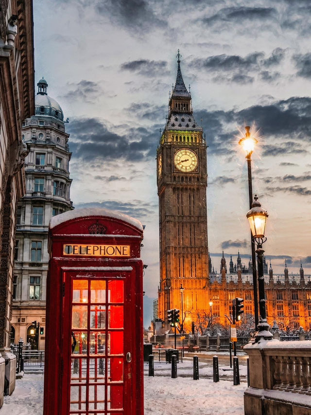 ❄️ A Magical Snow Day in London ❄️