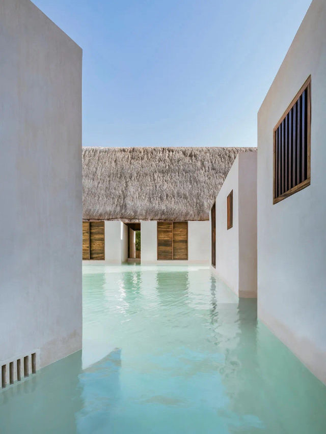 Mexico | A serene hotel floating on water, where each room is an island!