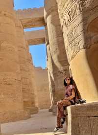 【Travel around the 🌍 world】Egypt 🇪🇬 Luxor. Karnak Temple portrait photography.