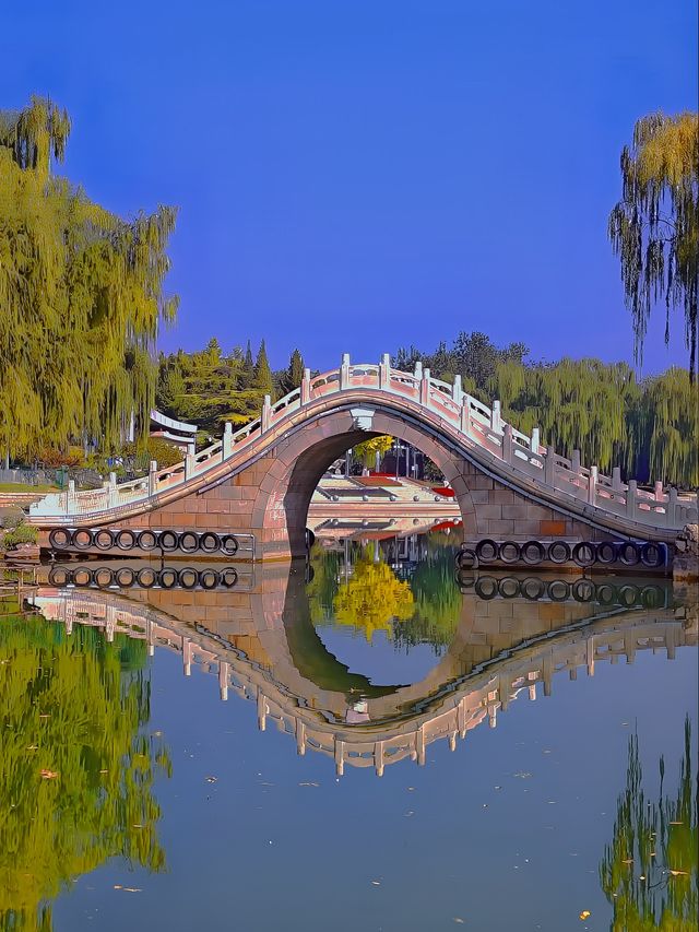 北京這個氛圍感的公園，美絕了