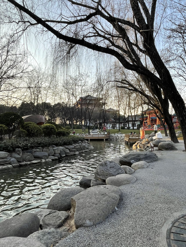 冬日遊西安唐代芙蓉園