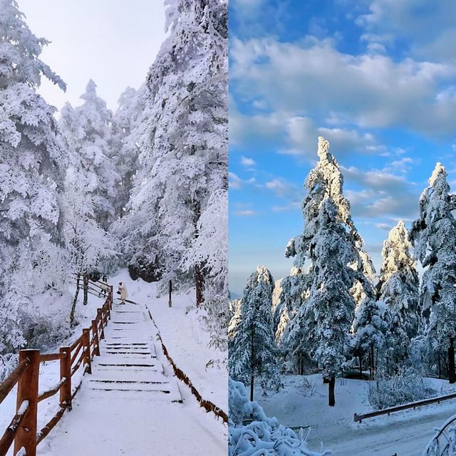 冬天來這裡看雪吧｜峨眉山一日遊攻略