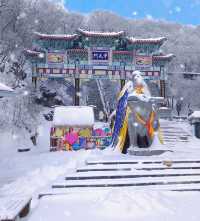 冰封奇景，絕美雪山”老君山一場雪