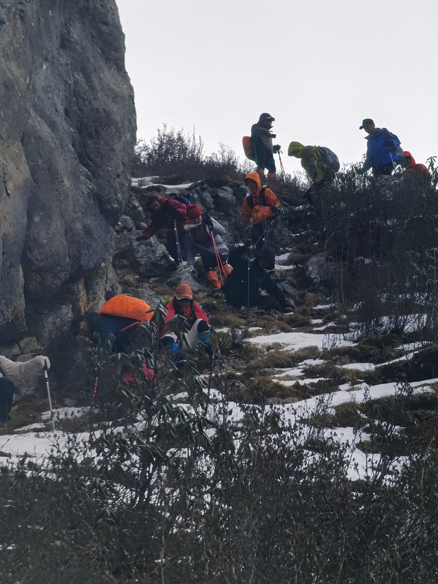 遊記｜俄珍神山4250，成功衝頂！卡龍溝，冬季瀑流冰之旅