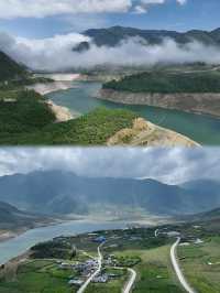川西夏日遊，以勒湖的山水美如畫
