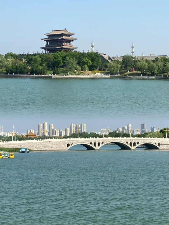 人間美好 萬物可愛清晨漫步聊城·東昌湖