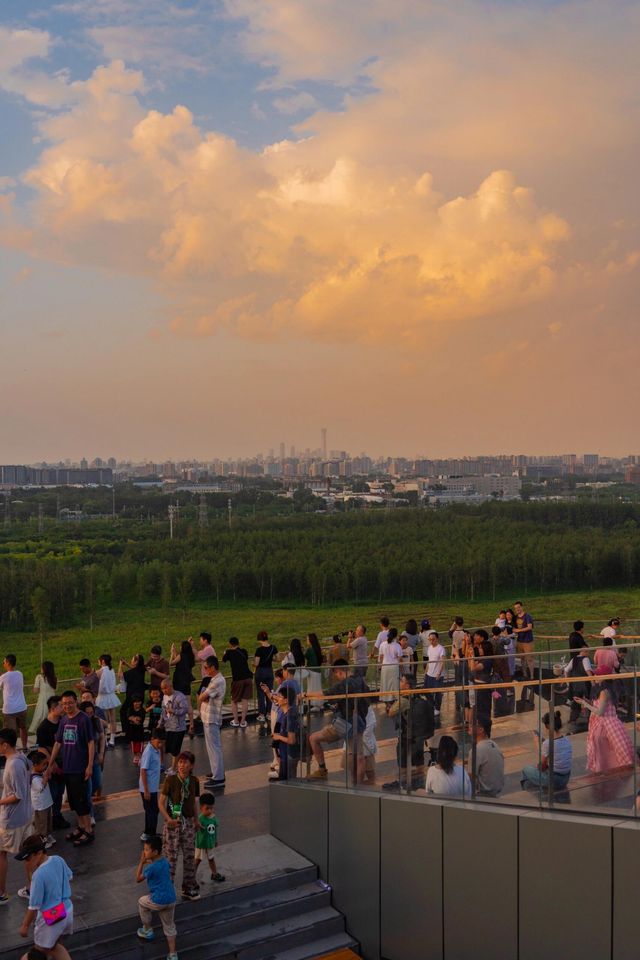 北京寶藏打卡地南苑日落觀景台