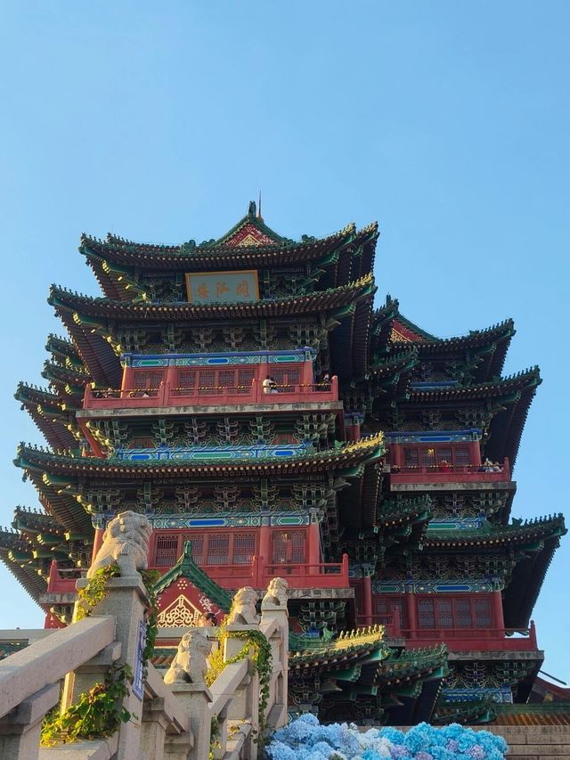 南京閱江樓。