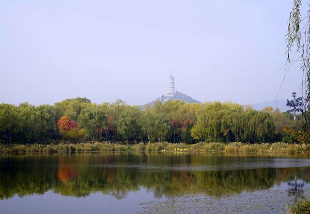 秋日裡，走進有著農耕印記的北坞公園。