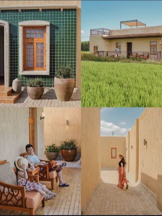 In Shanghai! I rented a courtyard for the weekend. 