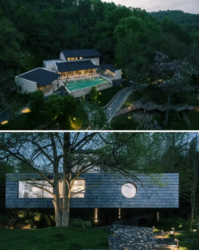 Around Wuhan: A Zen-style homestay in the Millennium Ginkgo Valley. 
