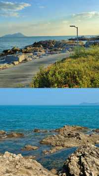 在青島黃島無人沙灘，我可以喺度躺成日