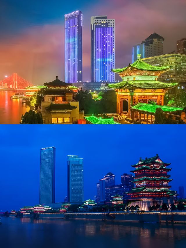 南昌，高空美麗江景盡收眼底