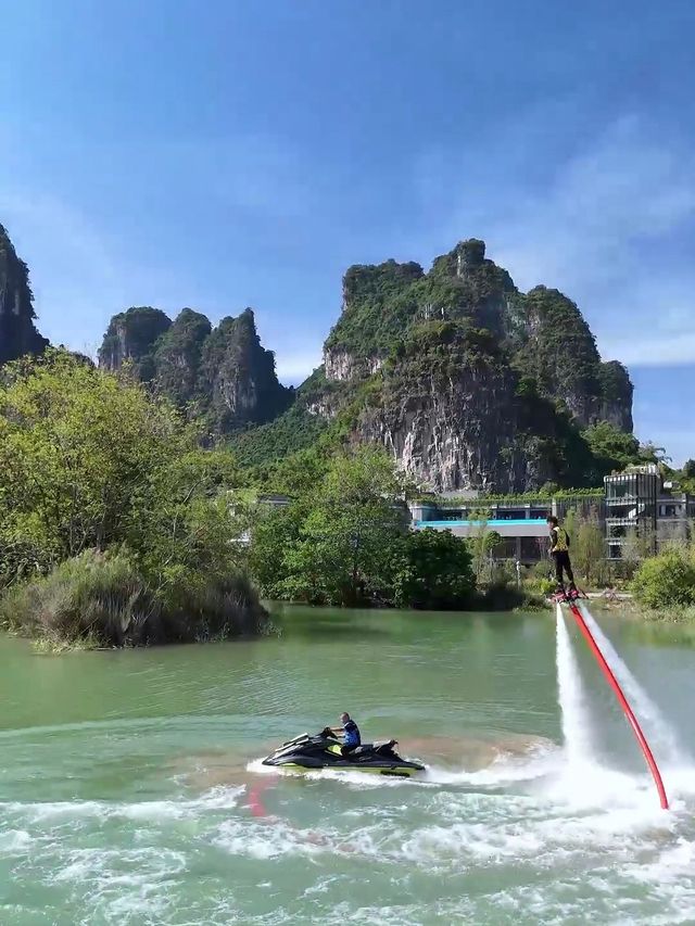 崇左明仕田園：山水畫卷裡的清涼水天堂