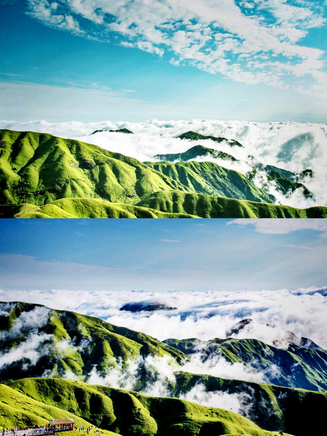 武功山｜用腳步丈量1300米海拔差，從晨霧走到銀河浪漫