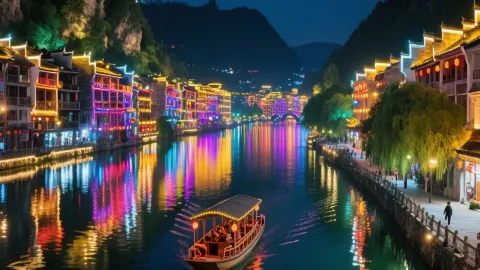 鎮遠古鎮舞陽河は本当に宝のような観光地で、まさに現実版の桃源郷です — traveler post in 施秉