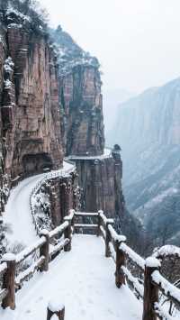 冬日郭亮|雪封太行時,我聽見石頭在呼吸!