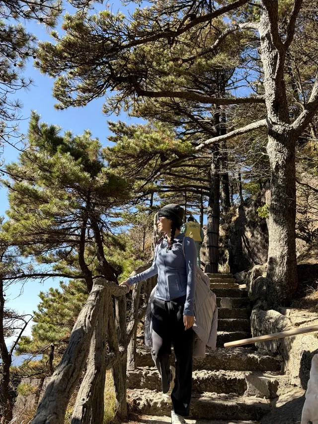 女大爬黃山 不住宿版路線