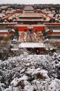紫禁冬韻 | 紅牆白雪與時光的詩