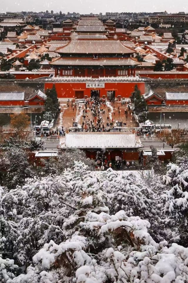 紫禁冬韻 | 紅牆白雪與時光的詩