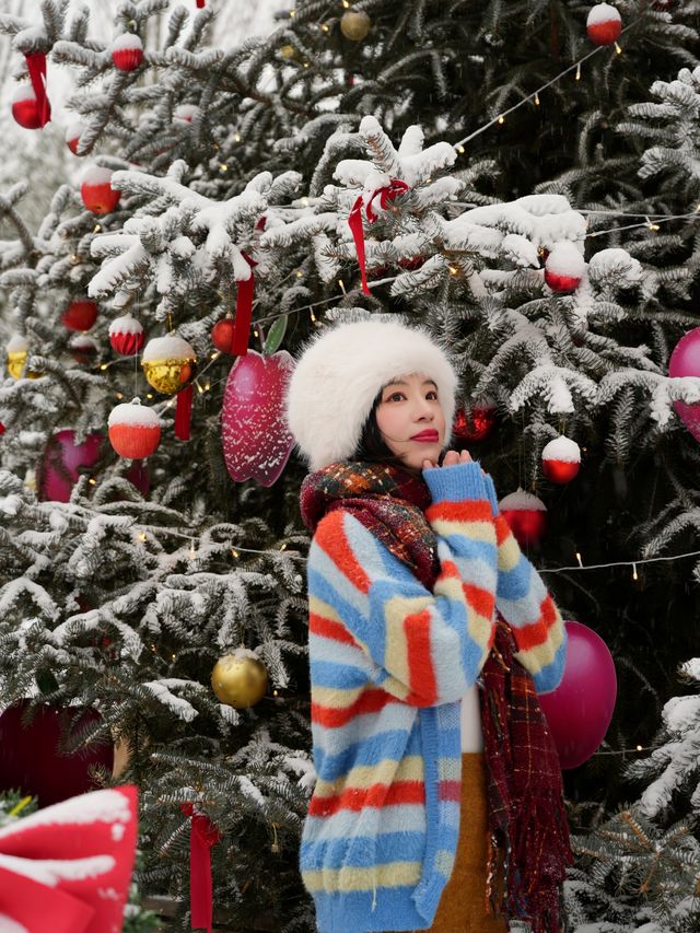 北京初雪在禧園撞進童話鎮啦！