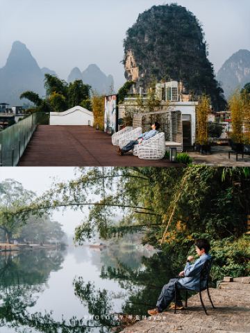 在陽朔，一座被山水包圍的仙境酒店｜半魚