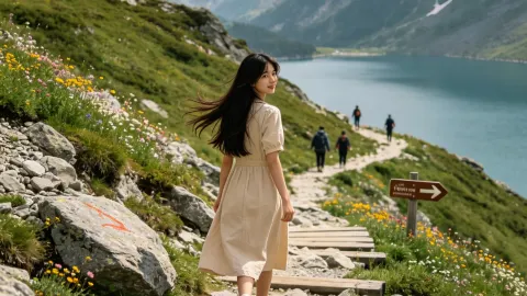 1. Swiss summer light hiking | Riffelsee + First cliff + Rigi flower trail — traveler post in Arth