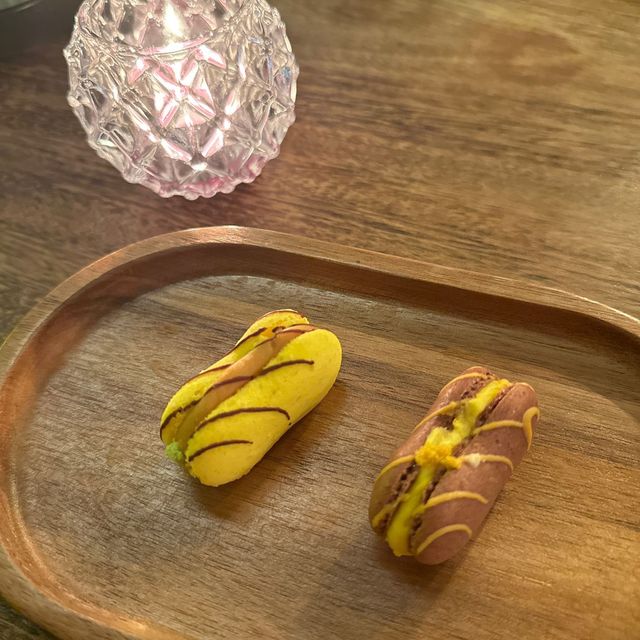 Cute 爆3D latte art 精緻4course dinner 🍽️ 