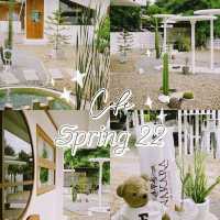 Spring 22 Cafe คาเฟ่สุดชิคใกล้ตลาดน้ำดำเนินสะดวก 