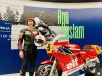 Wax Statue of winner in Macau Grand Prix Musuem 