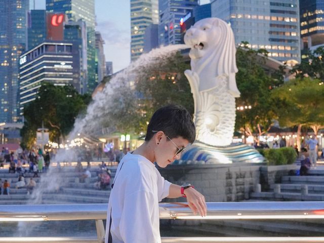 Marina Bay ไลออนพ่นน้ำ