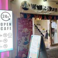【大阪・道頓堀】夜カフェもOKなワッフル専門店