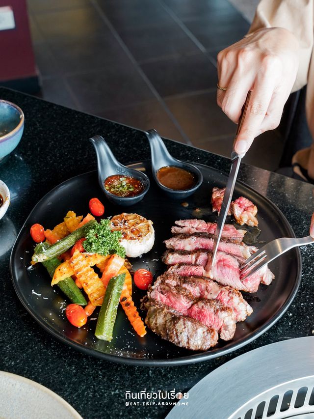 🥩 ปิ้งย่างที่ผสมกลิ่นอายร้านแบบคันทรี่ของไทย