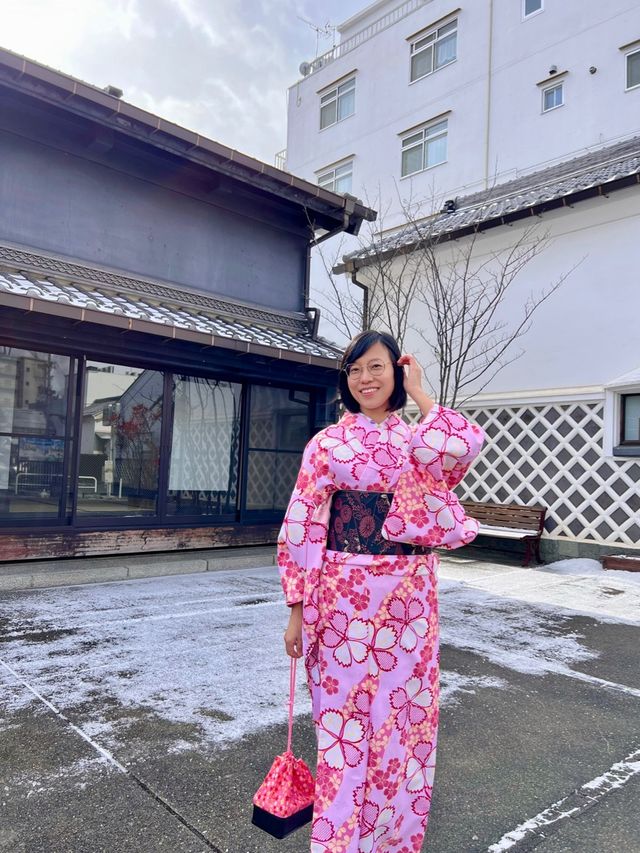 Renting a kimono outfit in Matsumoto 