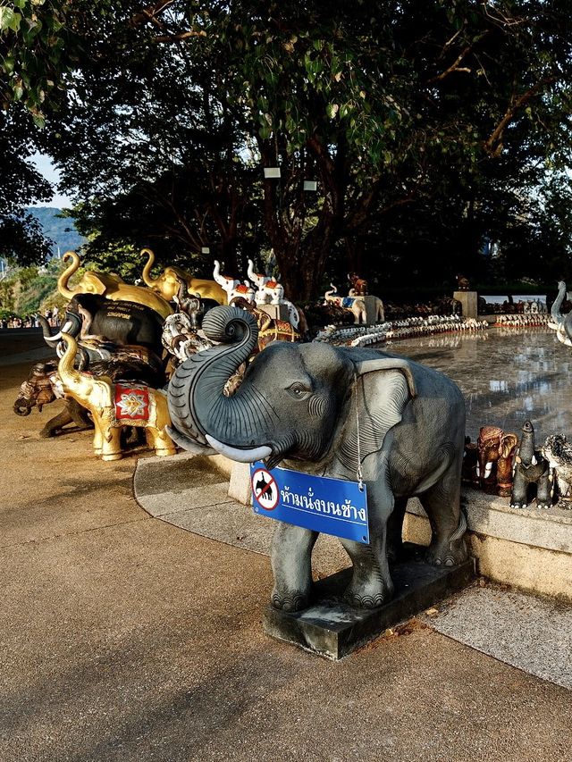The Elephant Shrine at Promthep cape