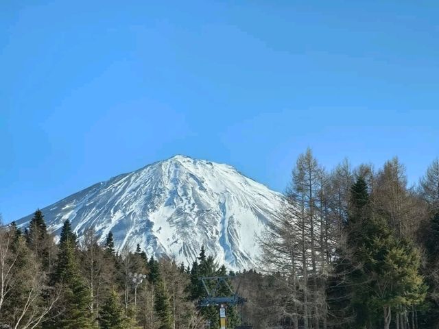 Enjoying ski with Fuji View ⛷