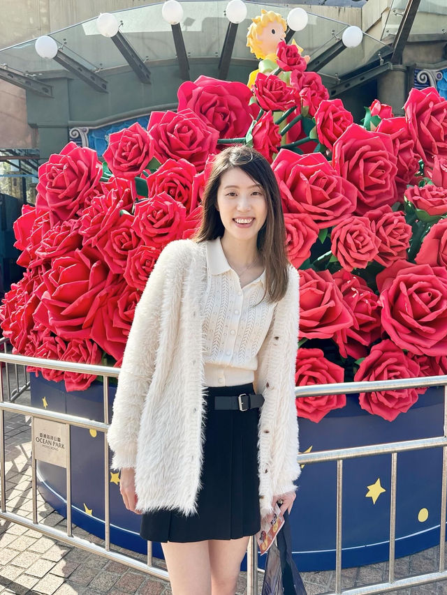 在香港海洋公園與小王子慶祝聖誕🎄🌹