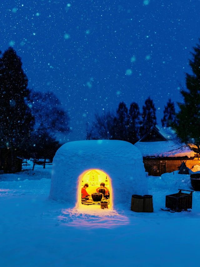 【一度は行きたい秋田の雪まつり❄️】2月15日、16日は横手かまくら祭りに行こう！