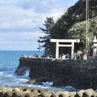 ศาลเจ้ากบ Futamiokitama Shrine จ.มิเอะ