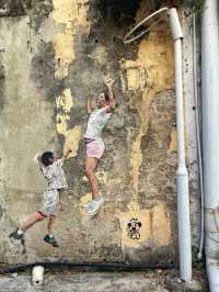 Street Art hunt at Georgetown, Penang