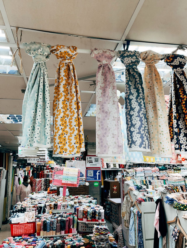 台北大稻埕👣永樂布業商場🧵🧶