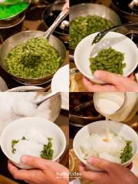 บุฟเฟ่ต์ข้าวต้มมื้อดึกที่ BlueSpice Cafe