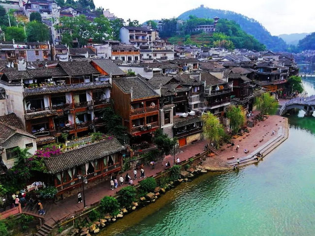 Traditional wooden stilt houses