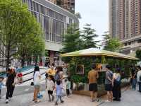 「YOHO MALL 形點| Yuen Long」：七彩繽紛型格夜燈，天氣清爽適合拍照