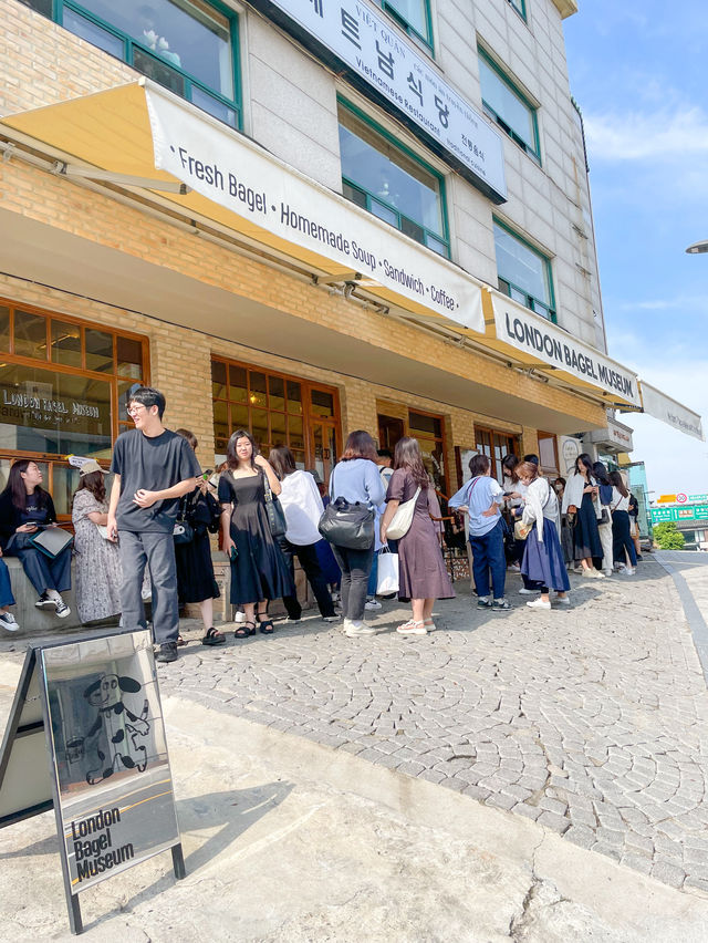 【韓国🇰🇷グルメ】ソウルの人気スポット「ロンドンベーグルミュージアム」で美味しいベーグルを堪能！
